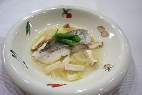 レンジで簡単 たらの蒸し煮風