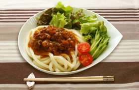 サラダ風♪ジャージャーうどん