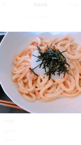 簡単美味しい*明太子うどん