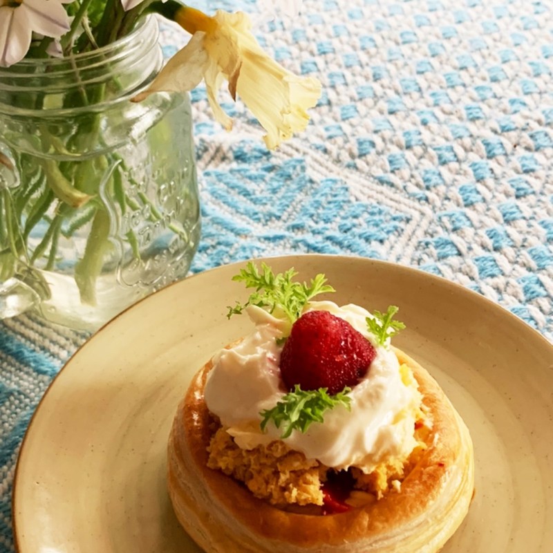 レモンカスタードパイのレシピ