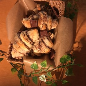 ミルクな甘さ*チョコロールパン*