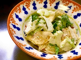 セロリとポテチのシャキシャキサラダ