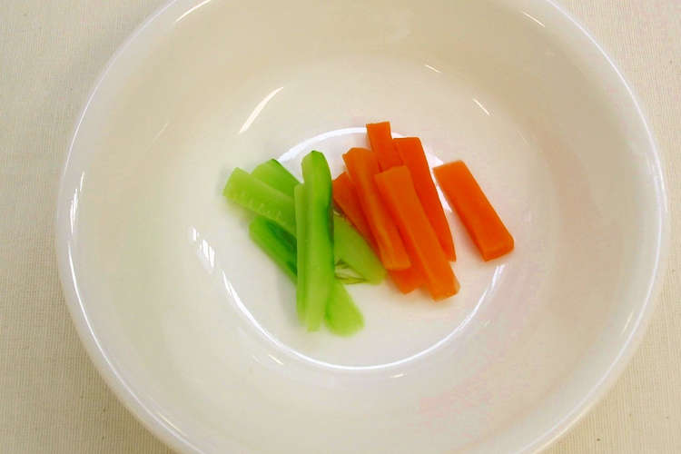 離乳食後期 野菜スティック レシピ 作り方 By 相模原市 神奈川県 クックパッド 簡単おいしいみんなのレシピが376万品
