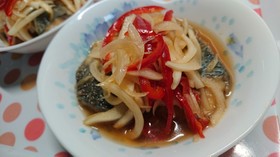 揚げない鯖の南蛮漬け