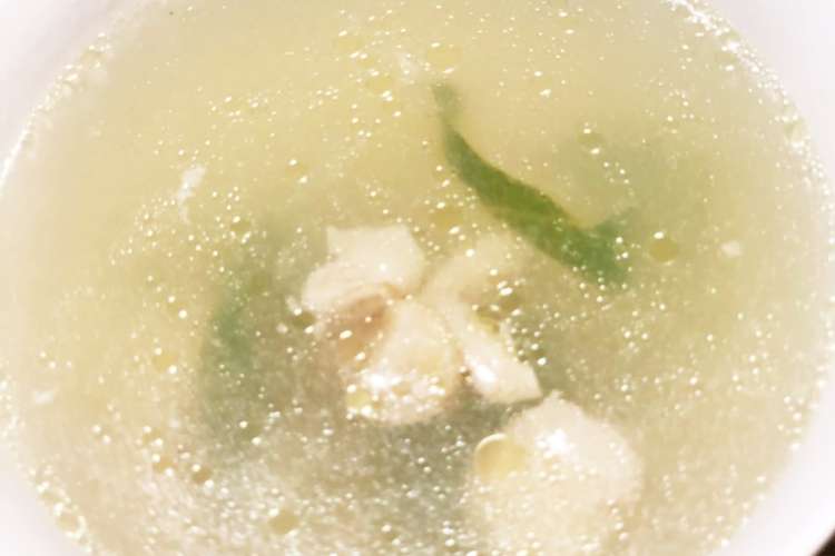 あまった鶏肉で さっぱりアジアンスープ レシピ 作り方 By Ricotto3 クックパッド 簡単おいしいみんなのレシピが352万品