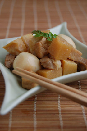 筍と豚肉のコロコロ角煮