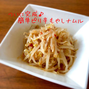 ついに完成♪簡単ピリ辛もやしナムルの写真