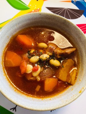 おかず感覚^_^ミネストローネスープ