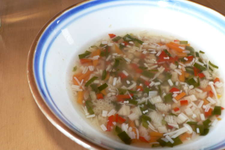 野菜嫌いな子供が大好き 中華スープ レシピ 作り方 By ぺこkone クックパッド 簡単おいしいみんなのレシピが376万品