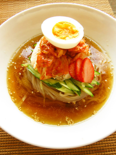 ☺簡単手作り♪韓国冷麺のスープの作り方☺の写真