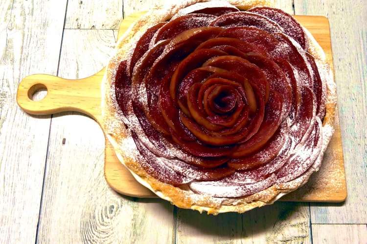りんごの赤ワイン煮ローズアップルパイ レシピ 作り方 By 青き翼 クックパッド 簡単おいしいみんなのレシピが356万品
