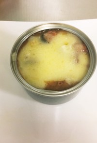 鯖缶のチーズ焼き
