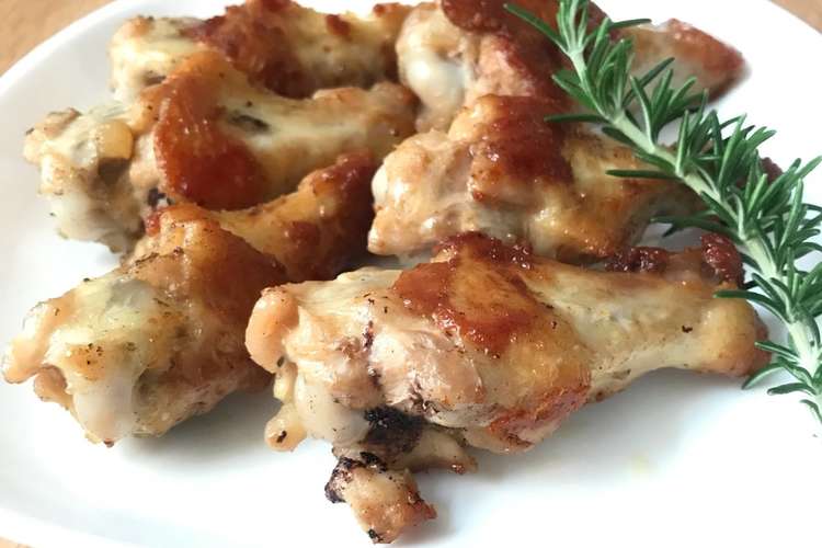 フライパンで鶏手羽元のローストチキン レシピ 作り方 By 小豆ん子 クックパッド