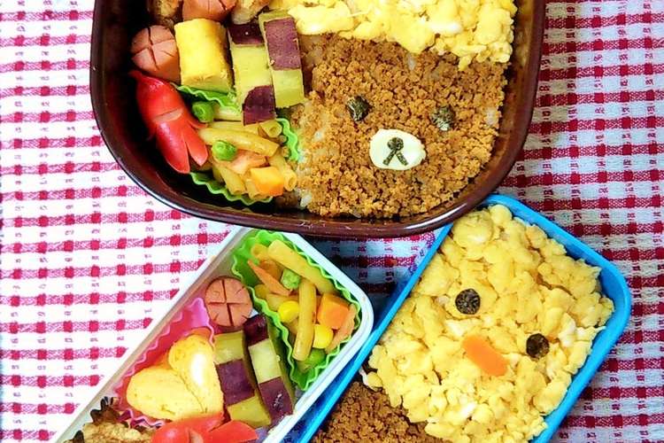 簡単キャラ弁 リラックマとキイロイトリ レシピ 作り方 By ともきの クックパッド 簡単おいしいみんなのレシピが352万品
