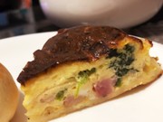 ベーコンとほうれん草のキッシュの写真