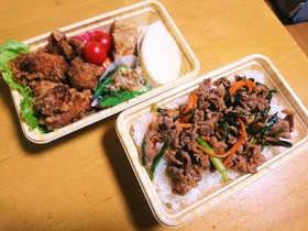 中学生男子のガッツリ弁当