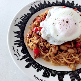 カレー風味ナポリタン焼きそば