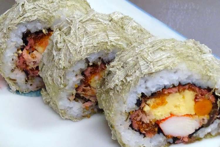 美味しい 南茅部産とろろ昆布の太巻き レシピ 作り方 By 道南伝統食品協同組合 クックパッド