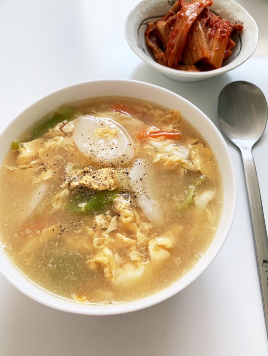 【韓国家庭料理】トック ー韓国のお雑煮ーの画像