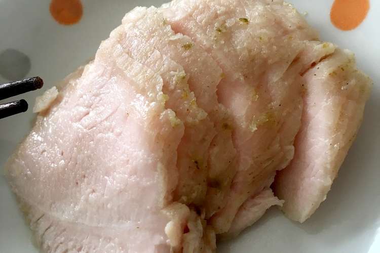 1時間程で出来る サラダチキン柚子胡椒味 レシピ 作り方 By けーさく クックパッド