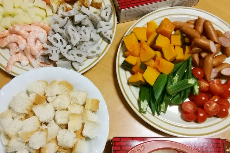 簡単 ホットプレートdeチーズフォンデュ レシピ 作り方 By Shinku クックパッド 簡単おいしいみんなのレシピが352万品