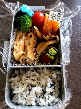 一年生学童お弁当 4/4
