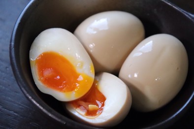 ジップロックで簡単煮卵！半熟とろり味玉♩の写真