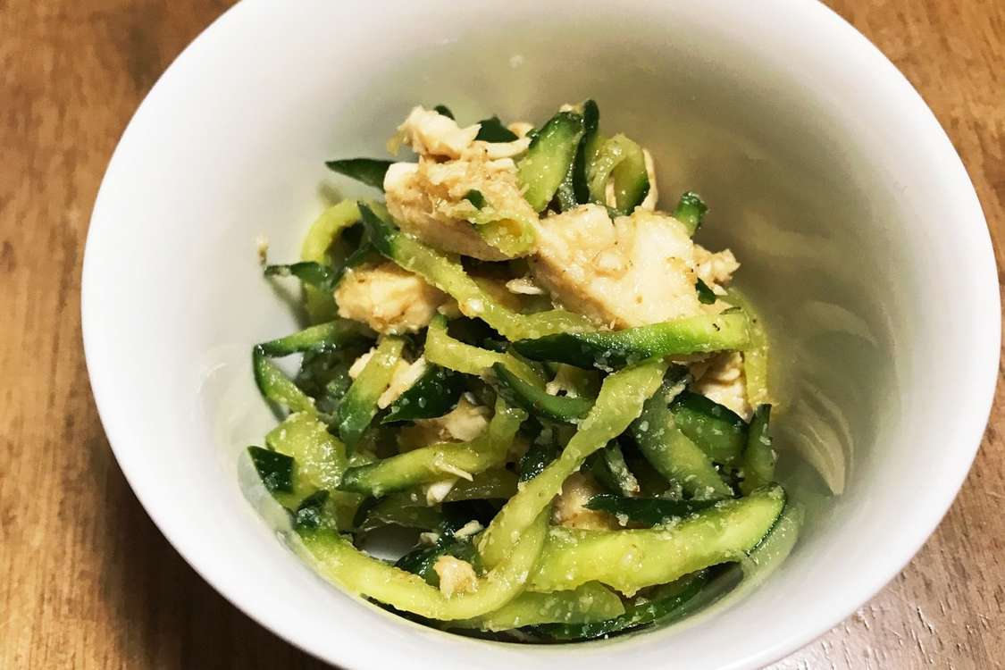 サラダチキンとキュウリの作り置きおかず レシピ 作り方 By たっちゅん921 クックパッド 簡単おいしいみんなのレシピが379万品