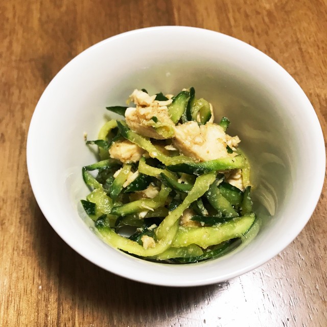 サラダチキンとキュウリの作り置きおかず レシピ 作り方 By たっちゅん921 クックパッド 簡単おいしいみんなのレシピが368万品
