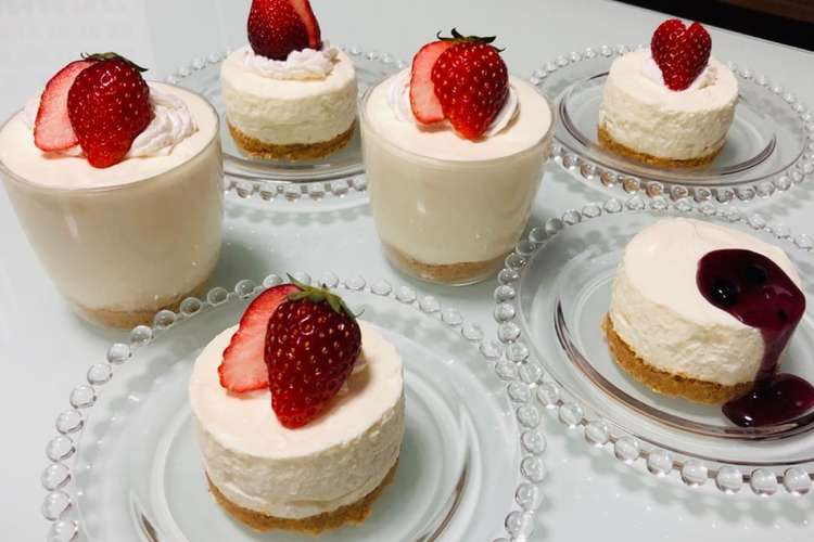 しっとり濃厚レアチーズケーキたち レシピ 作り方 By Akachin クックパッド 簡単おいしいみんなのレシピが363万品