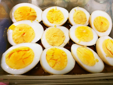 作り置き☆ほったらかしで簡単な味付け卵の写真