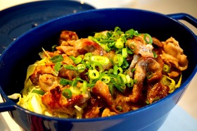 豚塩ダレ丼