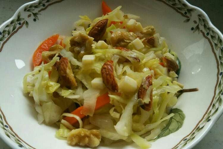ナッツとチーズ入り ゆで野菜サラダ レシピ 作り方 By Mamaさん1221 クックパッド 簡単おいしいみんなのレシピが375万品