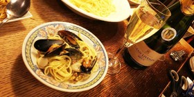 牡蠣&ムール貝の地中海シーフートパスタ