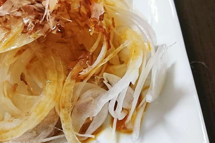旬の新玉ねぎを使った簡単オニオンスライス レシピ 作り方 By うつわから やすだ クックパッド 簡単おいしいみんなのレシピが367万品