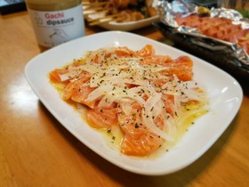 ガチで海鮮!簡単カルパッチョ