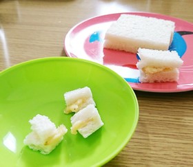 離乳食後期☆手づかみバナナサンド