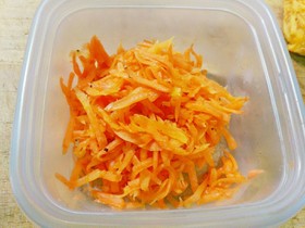 簡単な人参の塩きんぴら