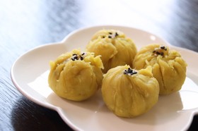 焼き芋を救済!簡単 さつまいもの茶巾♩