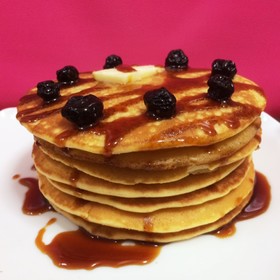 ふわふわおやつ!米粉でホットケーキ