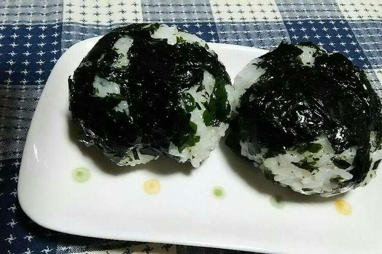 板わかめで韓国風おにぎり レシピ 作り方 By ほなママー クックパッド