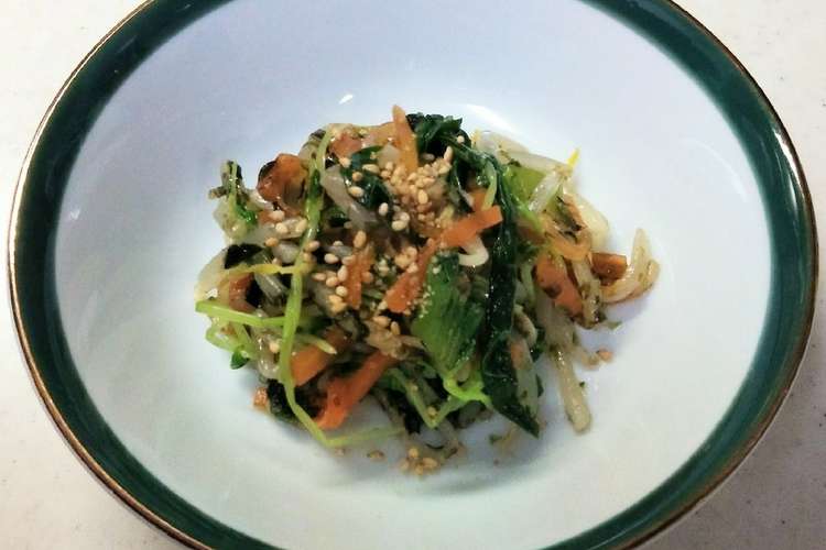 茹で野菜の磯香和え レシピ 作り方 By めだかの母 クックパッド