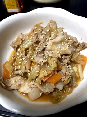 【炊飯器のみ】豚キャベツの韓国風蒸し
