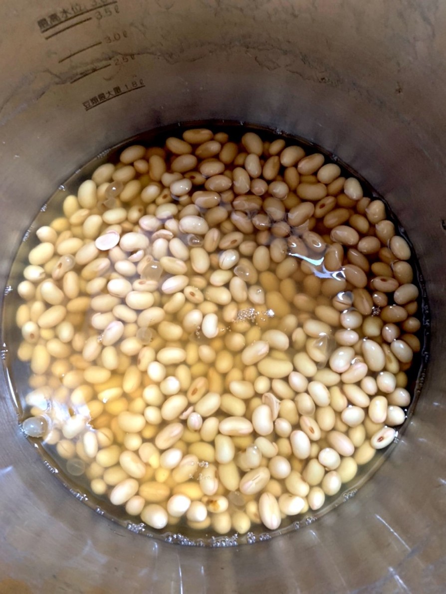 大豆の水煮(圧力鍋)の画像