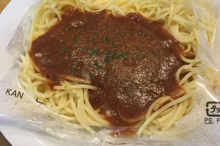 お皿を汚さない 冷凍パスタの食べ方 レシピ 作り方 By ののパンダ クックパッド 簡単おいしいみんなのレシピが360万品