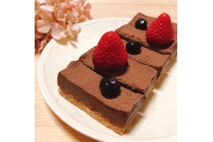 オーブンなしで簡単ꕤ生チョコタルトꕤ レシピ 作り方 By ミニィ クックパッド 簡単おいしいみんなのレシピが352万品