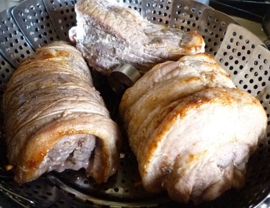 【保存食】フライパンで本格的な豚ハムの写真