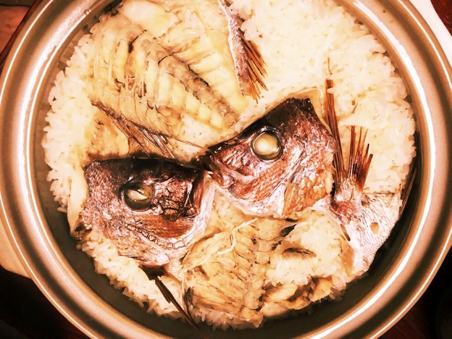 アラ簡単鯛飯の画像