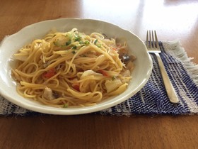 春キャベツのワンポットパスタ