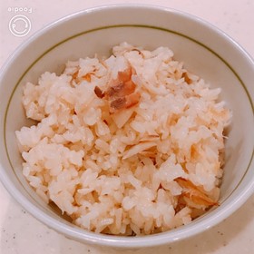圧力鍋で、アジの開きの炊き込みご飯+茶漬